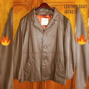 Clipper Mist Leather Coat Jacket